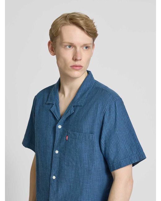 Levi's Relaxed Fit Vrijetijdsoverhemd Met Borstzak in het Blue voor heren