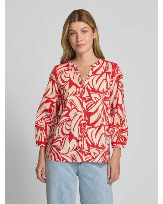 ZABAIONE Red Regular Fit Bluse mit 3/4-Arm Modell 'St44ephanie'