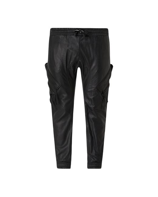 Tigha Jogpants aus Leder Modell 'Tano' in Black für Herren