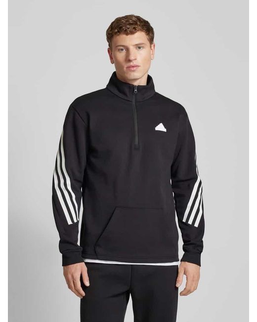 Adidas Sweatshirt mit Label-Detail in Black für Herren