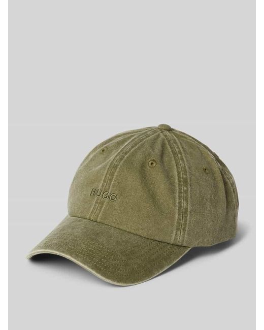 HUGO Basecap mit Label-Stitching Modell 'Mett' in Green für Herren