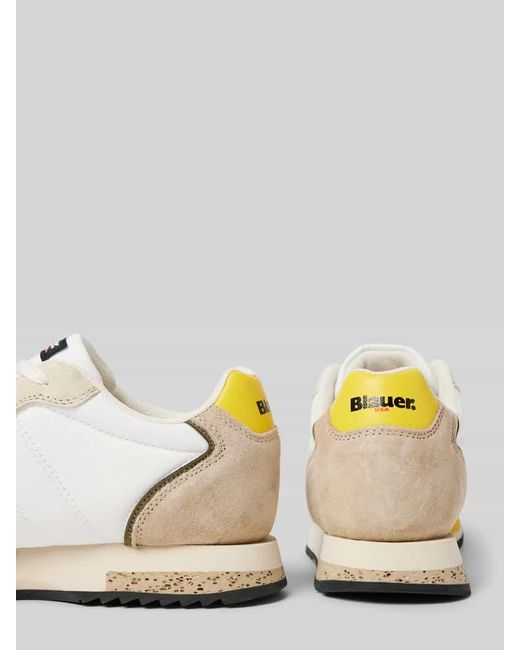 Blauer Usa Sneaker Mit Schnürverschluss Modell 'Queens' in Multicolor für Herren