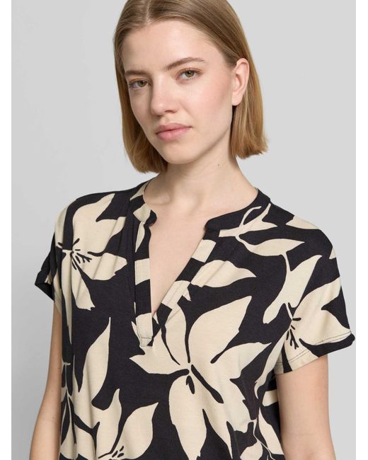 S.oliver Relaxed Fit T-Shirt Van Viscosemix in het Black