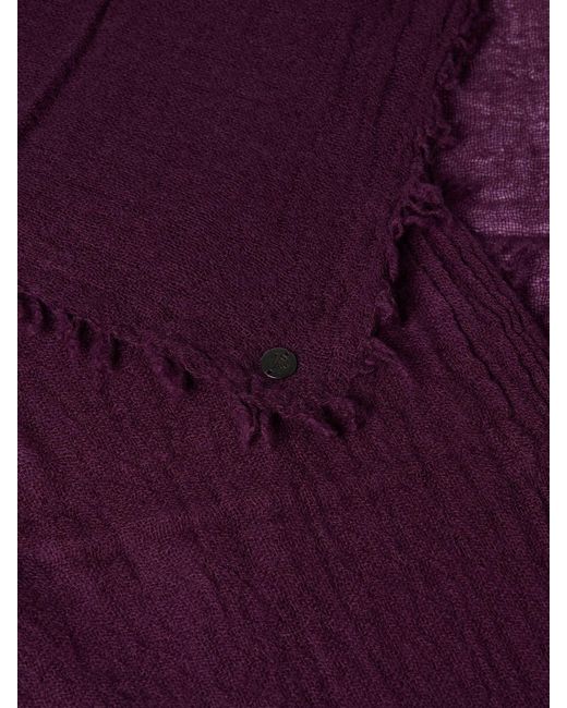 Fraas Wollschal aus reiner Schurwolle in Purple für Herren