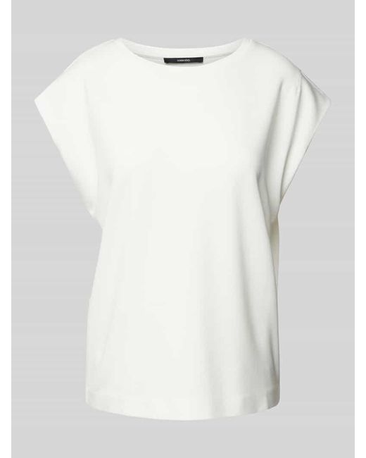 someday. White T-Shirt mit Rundhalsausschnitt Modell 'Ujanet'