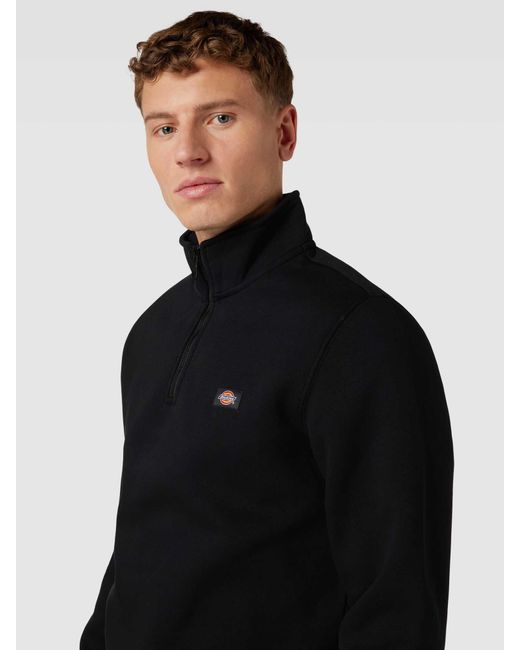 Dickies Sweatshirt mit Stehkragen in Black für Herren