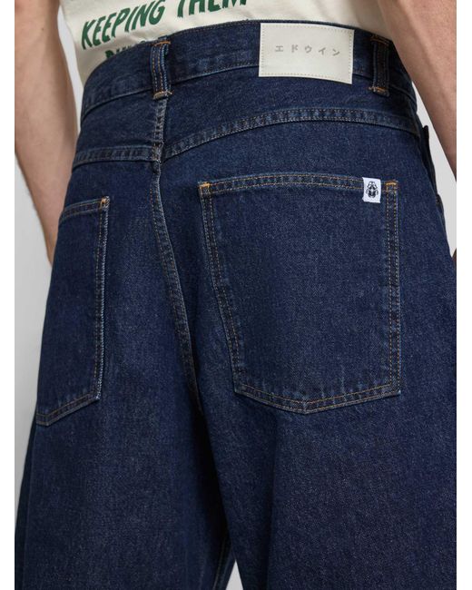 Edwin Worker Short in het Blue voor heren