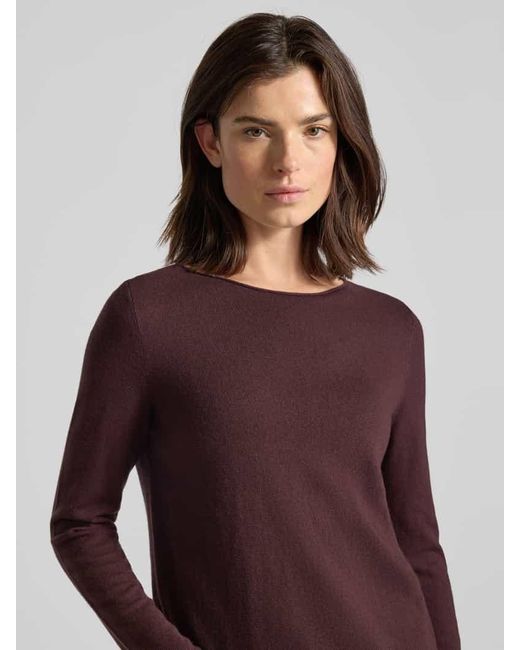 Marc O' Polo Purple Regular Fit Strickpullover aus Woll-Mix