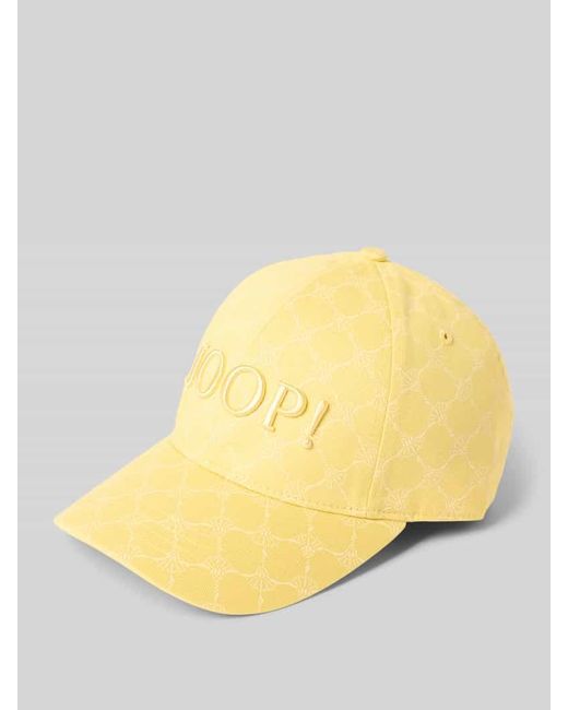 Joop! Yellow Basecap mit Label-Detail
