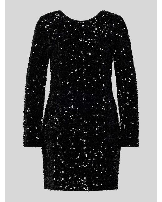 ONLY Nauwsluitende Cocktailjurk Met Pailletten, Model 'Confidence' in het Black