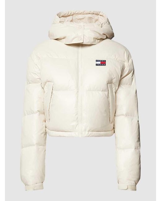 Tommy Hilfiger Natural Cropped Daunenjacke mit Kapuze Modell 'ALASKA'