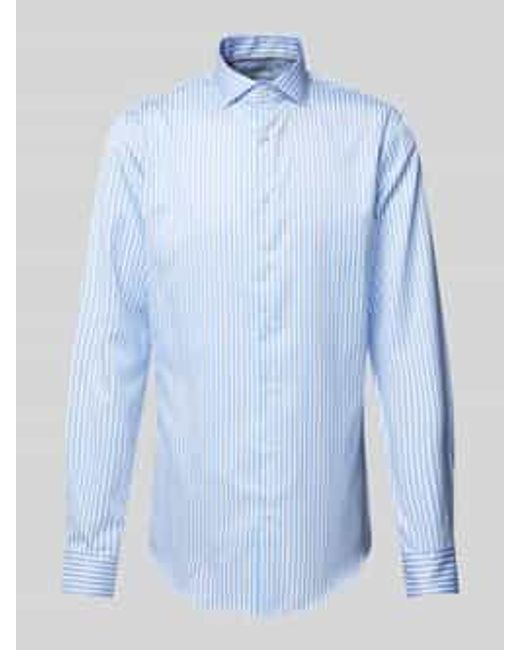 Jake*s Slim Fit Zakelijk Overhemd Van Premium Kwaliteit Met Extra Lange Mouwen in het Blue voor heren