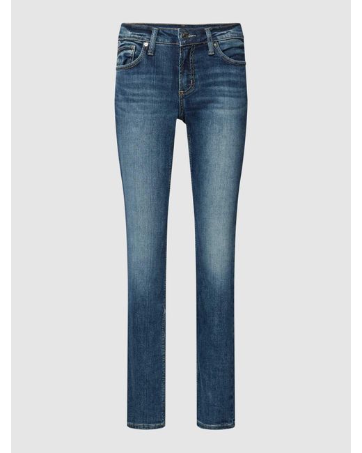 Silver Jeans Co. Straight Leg Jeans in het Blue voor heren