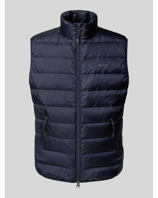 Gant Regular Fit Bodywarmer Met Vulling Van Dons En Veren in het Blue voor heren