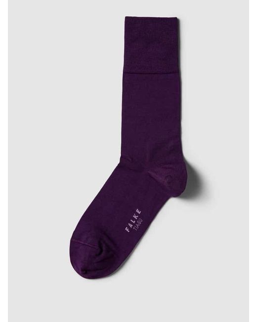 Falke Socken in melierter Optik in Purple für Herren