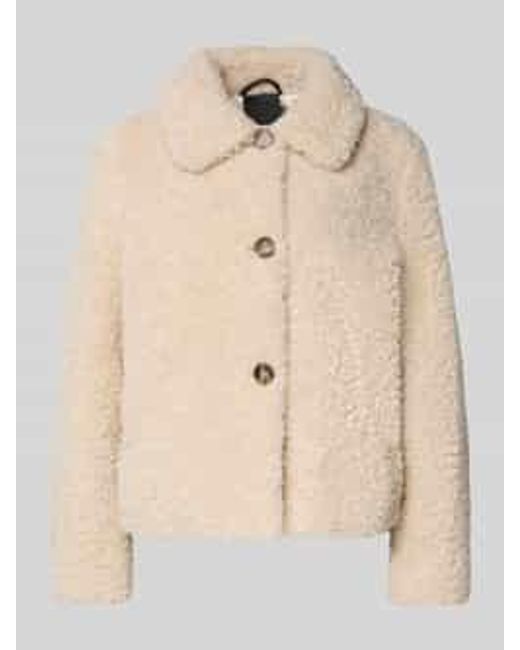 Fuchs & Schmitt Regular Fit Jack Van Teddybont Met Platte Kraag in het Natural