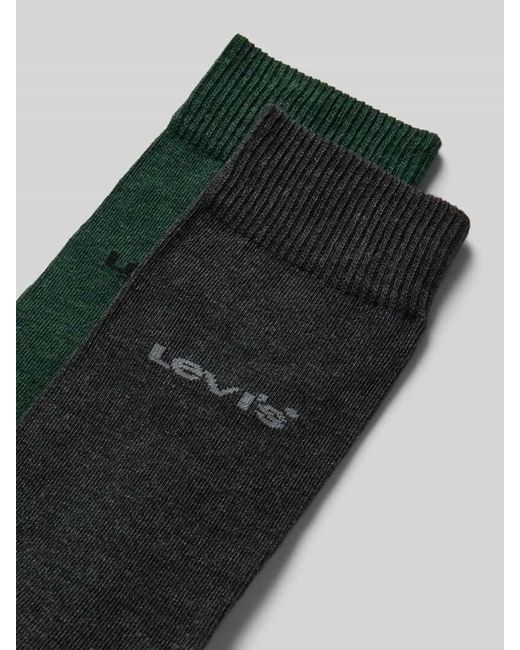 Levi's Socken Mit Gerippten Abschlüssen Im 2Er-Pack in Black für Herren