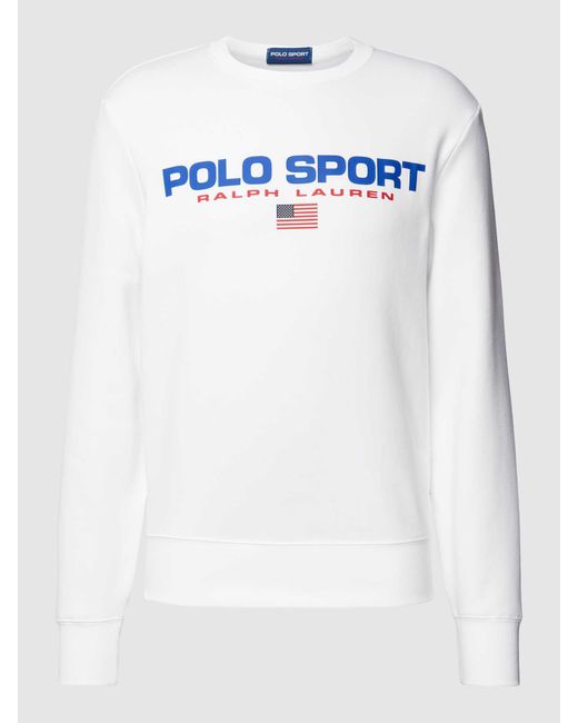 Polo Ralph Lauren Sweatshirt Met Labelprint in het White voor heren