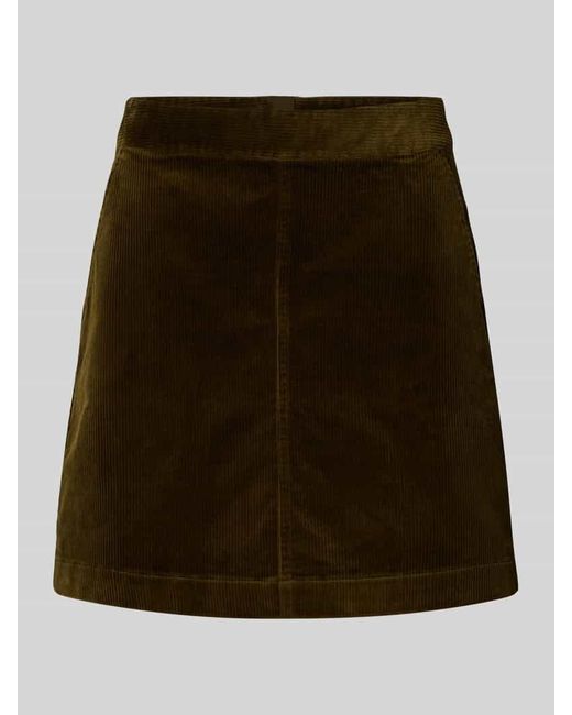 Marc O' Polo Green Regular Fit Mini-Rock aus Baumwoll-Mix