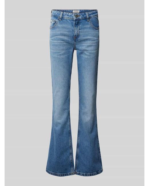 Guess Blue Flared Jeans Mit 5-Pocket-Design