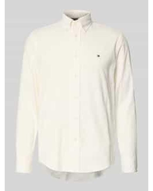 Tommy Hilfiger Regular Fit Corduroy Overhemd Van Puur Katoen in het Natural voor heren