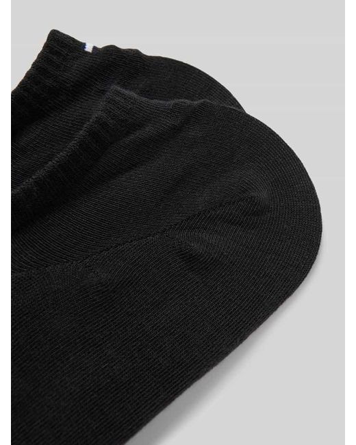 Tommy Hilfiger Füßlinge mit elastischem Rippenbündchen im 2er-Pack in Black für Herren
