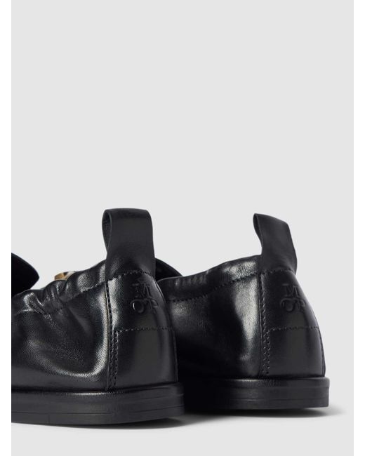Marc O' Polo Black Loafers in unifarbenem Design Modell 'ALVA'