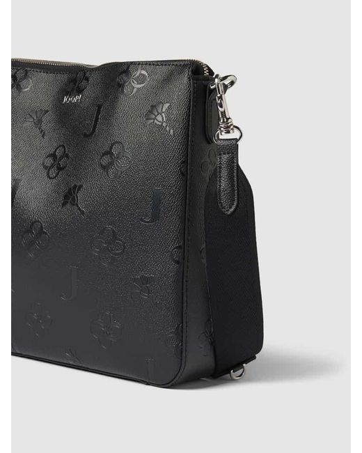 Joop! Black Handtasche mit Label-Muster Modell 'Decoro stampa jasmina'