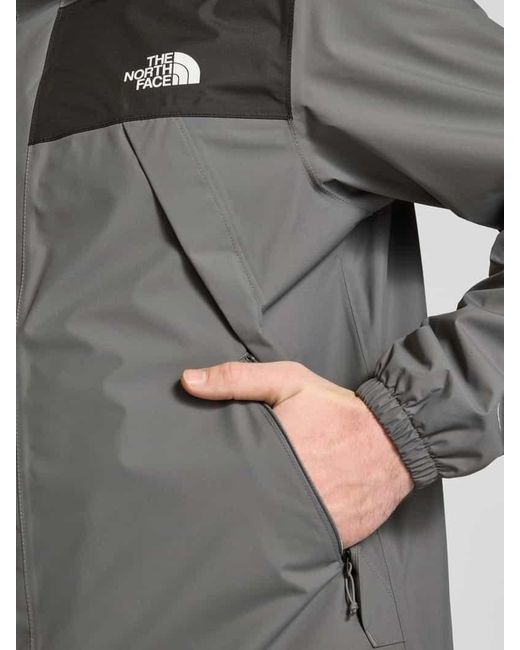 The North Face Windbreaker mit Label-Print Modell 'ANTORA' in Gray für Herren