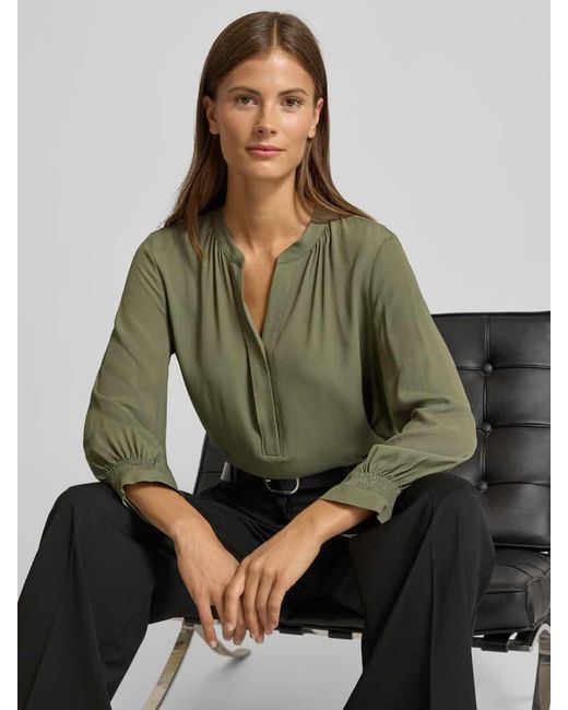 Luisa Cerano Green Blusenshirt mit Seiden-Anteil