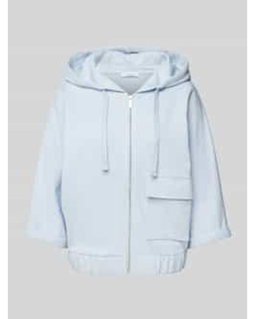 Opus Sweatjack Met Capuchon in het Blue