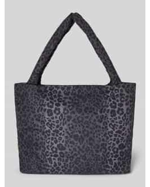 Studio Noos Shopper Met Dierenprint in het Blue