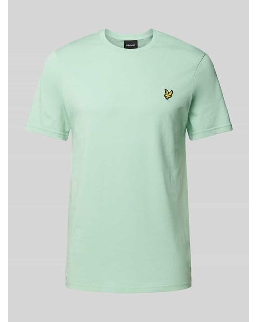 Lyle & Scott T-Shirt mit Logo-Patch in Green für Herren