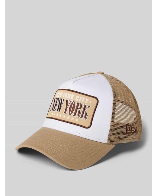 KTZ Baseball Cap mit Location-Patch Modell 'Trucker' in Natural für Herren