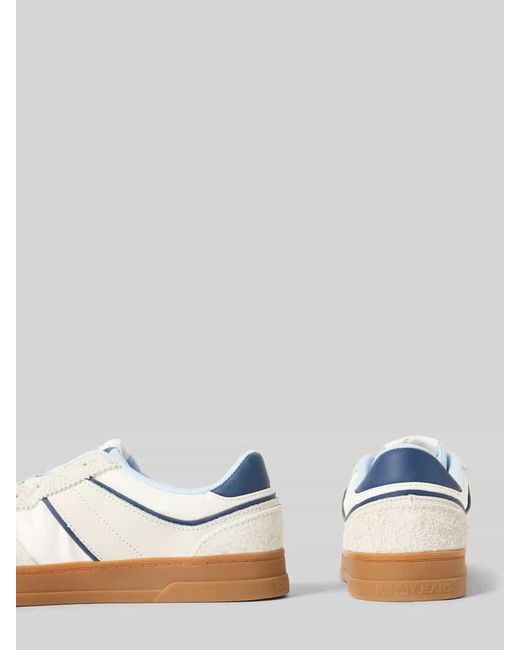 Tommy Hilfiger White Low Top Sneaker aus reinem Leder