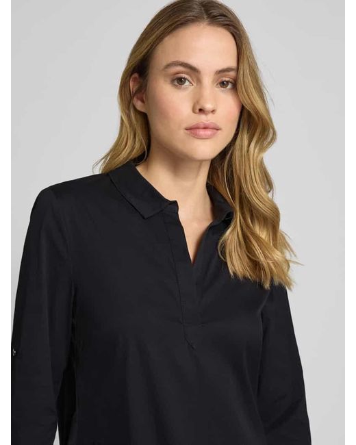 ROBE LÉGÈRE Black Knielanges Kleid mit 1/2-Arm