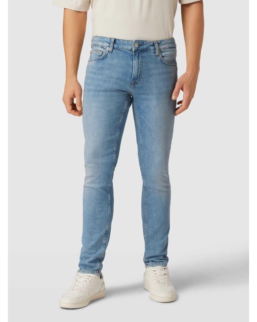 Only & Sons Slim Fit Jeans mit Eingrifftaschen Modell 'LOOM' in Blue für Herren