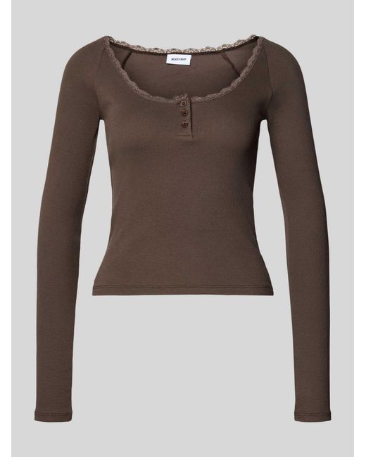 Noisy May Longsleeves in het Brown