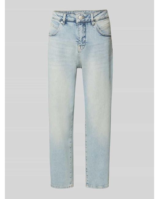 Opus Blue Mom Fit Jeans mit Gürtelschlaufen Modell 'Momito fresh'