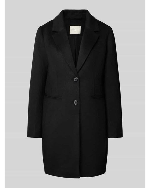 Tom Tailor Black Slim Fit Mantel mit Woll-Anteil