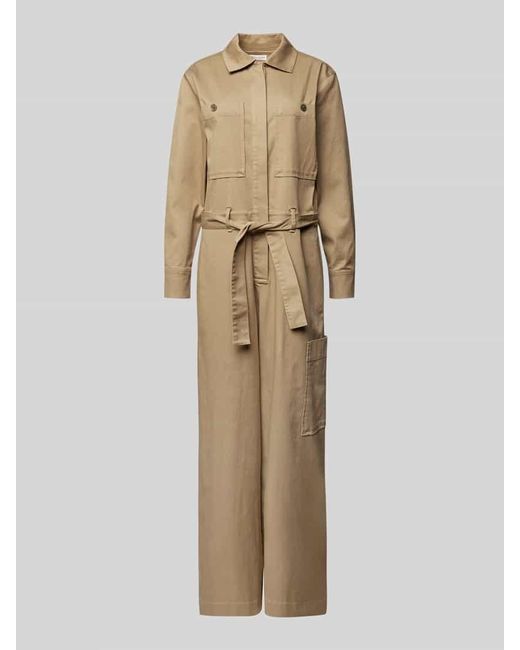 Marc O' Polo Natural Regular Fit Jumpsuit aus Lyocell-Mix
