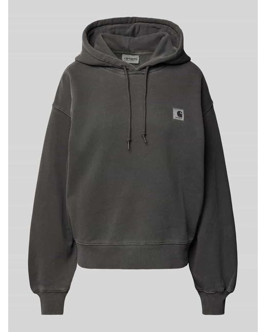 Carhartt Gray Oversized Hoodie mit Label-Patch Modell 'NELSON'