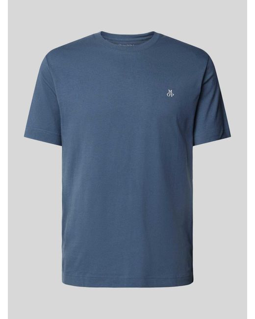 Marc O' Polo T-Shirt mit Label-Print in Blue für Herren