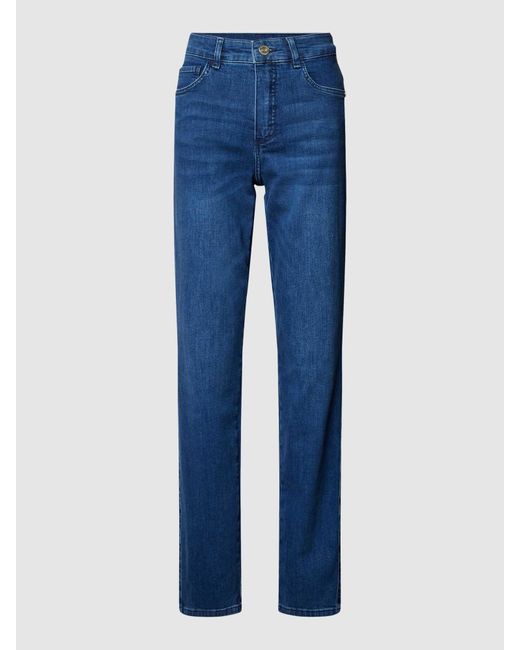 ROSNER High Waist Jeans im 5-Pocket-Design Modell 'AUDREY1' in Blue für Herren