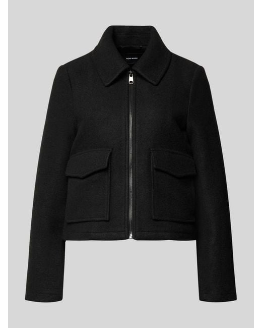 Vero Moda Regular Fit Jack Met Klepzakken, Model 'Safir' in het Black
