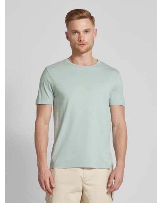Camel Active T-Shirt mit Label-Stitching in Green für Herren