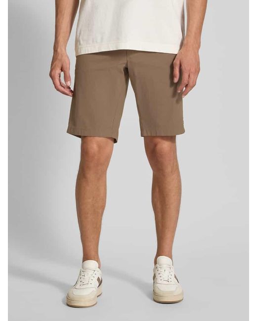 S.oliver Regular Fit Chinoshorts aus Baumwoll-Mix in Brown für Herren