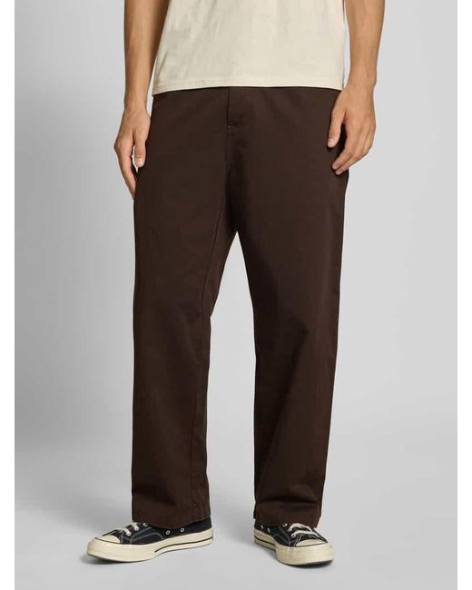Carhartt Wide Leg Hose mit Eingriff- und Gesäßtaschen Modell 'BRADY' in Brown für Herren