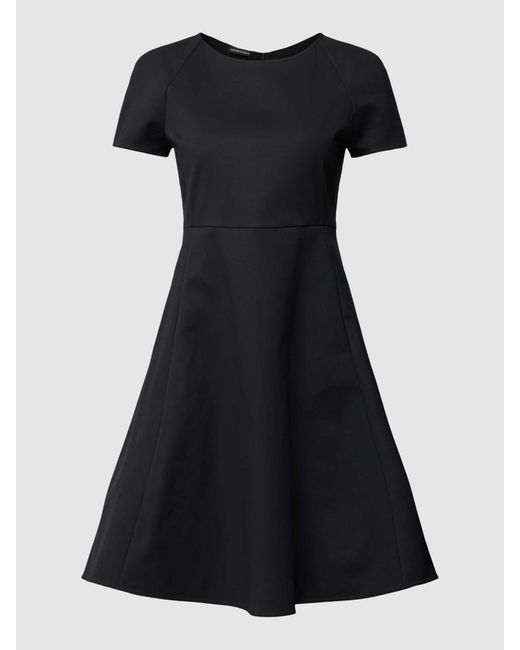 Emporio Armani Mini-jurk Met Ronde Hals in het Black