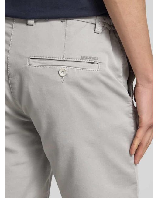 M·a·c Regular Fit Shorts mit Tunnelzug in Gray für Herren
